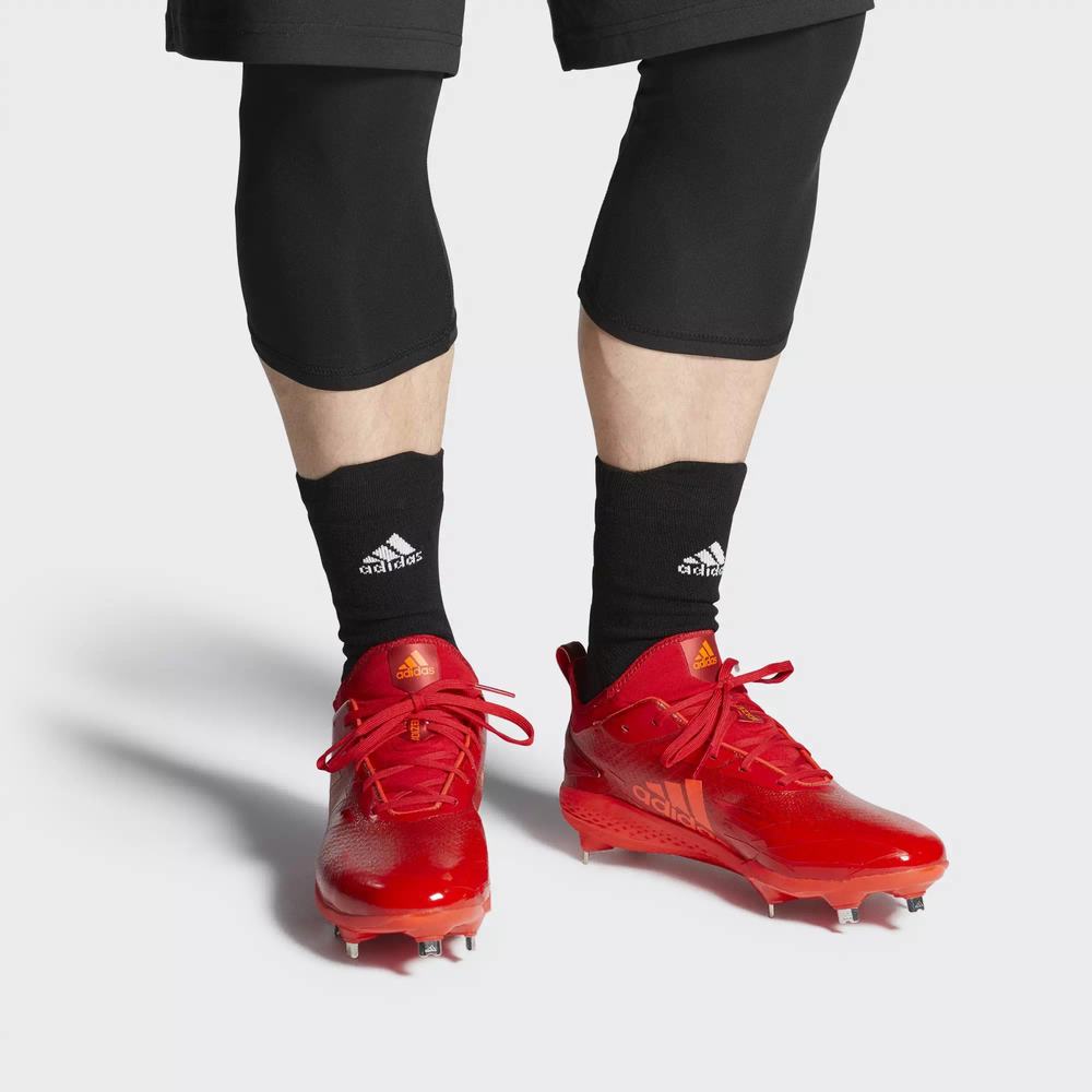 Adidas Adizero Afterburner V Dipped Spikes De Beisbol Rojos Para Hombre (MX-46076)